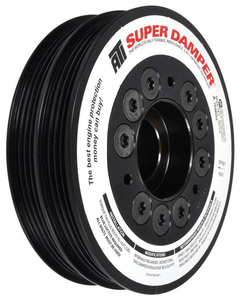 ATI Damper - 5.67in - Alum - 4 & 4 Grv - Toyota 3SGTE 1990 - 1995 Mr2 Turbo 7 Percent OD - My Store