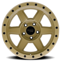 Dirty Life 9315 Compound 17x9 / 6x135 BP / -12mm Offset / 87.1mm Hub Desert Sand Wheel - Mammoth Racing -