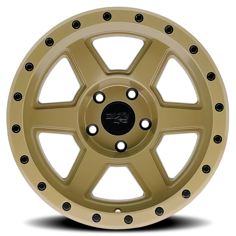 Dirty Life 9315 Compound 17x9 / 5x139.7 BP / -12mm Offset / 108mm Hub Desert Sand Wheel - Mammoth Racing -