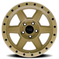 Dirty Life 9315 Compound 17x9 / 5x139.7 BP / -12mm Offset / 108mm Hub Desert Sand Wheel - Mammoth Racing -