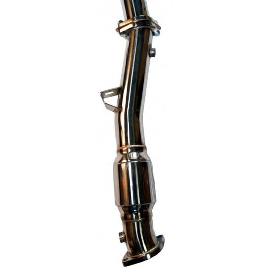 Turbo XS 02-07 WRX-STi / 04-08 Forester XT High Flow Catted Downpipe - Mammoth Racing -