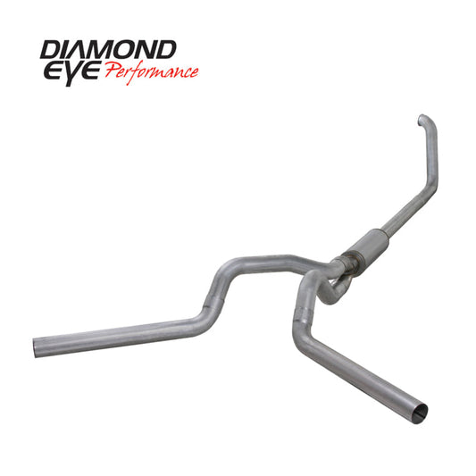 Diamond Eye KIT 4in TB DUAL AL: 99-03 FORD 7.3L F250/F350 W/ PYROMETER PLUG - Mammoth Racing -