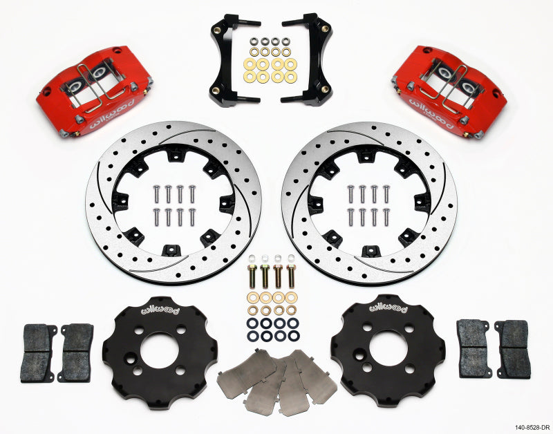 Wilwood Dynapro Radial Front Kit 12.19in Drilled Red Mini Cooper - My Store