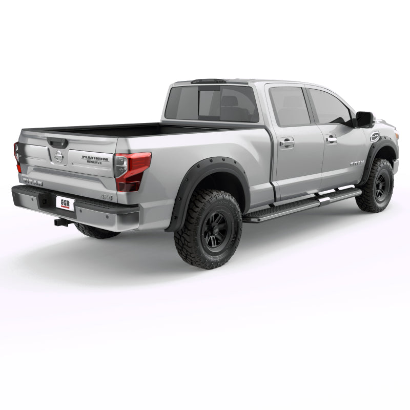 EGR 2017 Nissan Titan Bolt-On Look Fender Flares - Set - Black Matte (796005) - Mammoth Racing -
