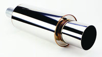 HKS Universal SS Hi-Power Muffler (120mm tip / 75mm piping) - Mammoth Racing -