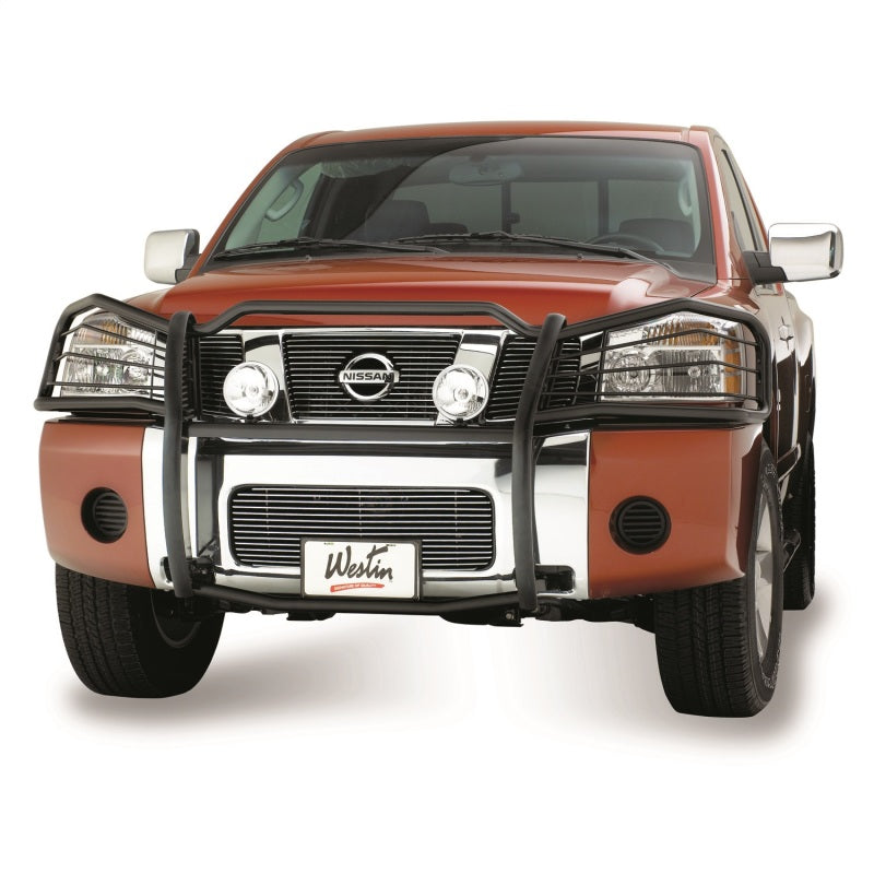Westin 2004-2015 Nissan Titan/Armada Sportsman Grille Guard - Black - Mammoth Racing -
