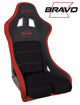PRP Bravo Composite Seat- Black/Red (prp Red Outline/Bravo Red- Red Stitching) - Mammoth Racing -