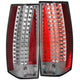 ANZO 2007-2011 Cadillac Escalade LED Taillights Chrome - Mammoth Racing -