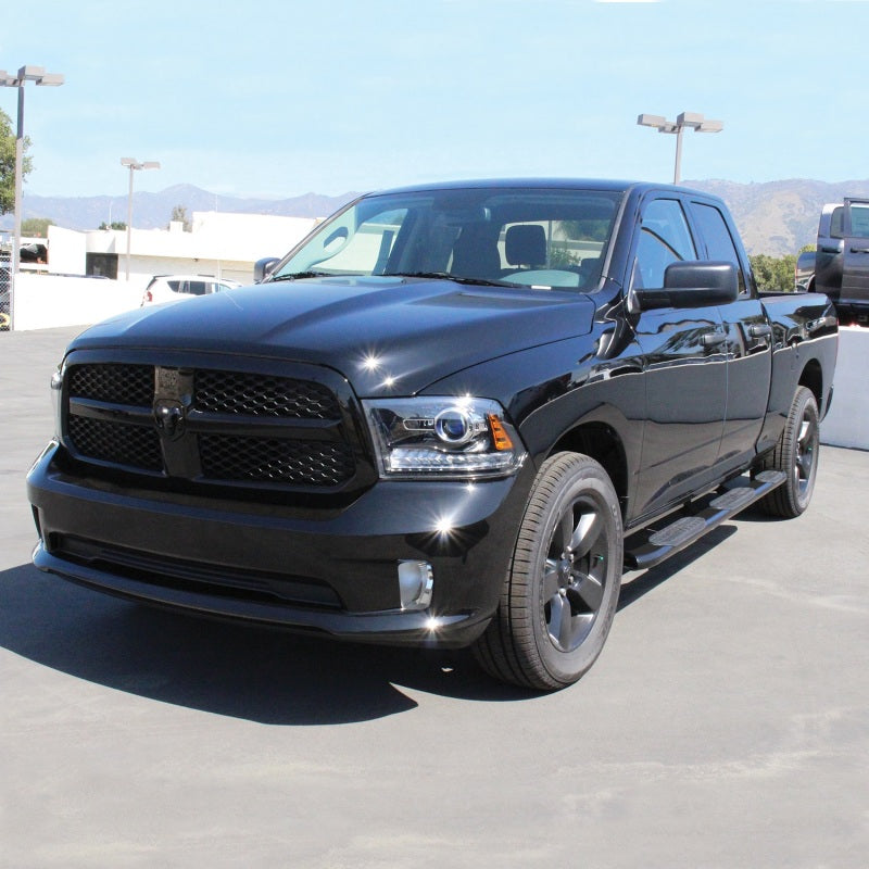 Westin 2009-2018 Ram/Dodge 1500 Quad Cab (6.5 ft Bed) PRO TRAXX 5 WTW Oval Nerf Step Bars - Black - Mammoth Racing -
