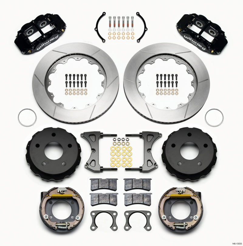 Wilwood Narrow Superlite 4R Rear P-Brk Kit 14.00in Big Ford 2.36in Off Bronco 5 x 5.50 - My Store