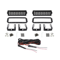 Westin HDX Flush Mount B-FORCE LED Light Kit (Set of 2) w/wiring harness - Black - Mammoth Racing -