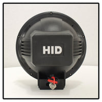 Spyder 7 Inch HID 4x4 fog lights Black/Red Housing w/wiring W/Switch- Chrome FL-CH-JK7004BR-C - Mammoth Racing -