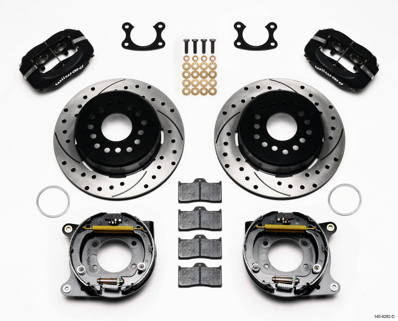 Wilwood Forged Dynalite P/S Park Brake Kit Drilled Small Ford 2.50in Offset - My Store