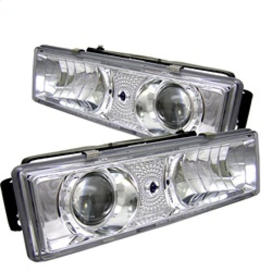 Spyder Chevy C/K Series 1500 88-99 Projector Headlights Chrm High 9005 (Not Include) PRO-YD-CCK88-C - Mammoth Racing -