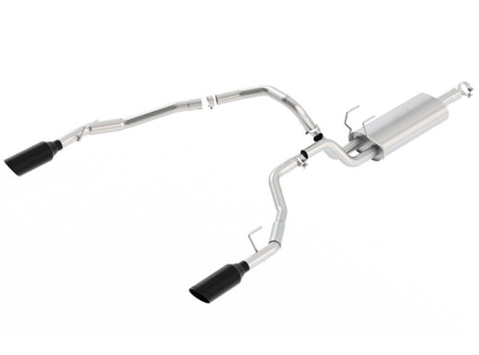 Borla 09-17 Ram 1500 5.7L V8 3in-2.5in Dual Out Pipe 5in Tip S-Type Exhaust Black Chrome - My Store