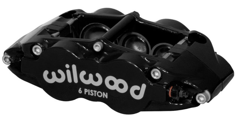 Wilwood Caliper-Narrow Superlite 6r-lh - Black 1.38/1.12/1.12in Pistons 1.10in Disc - Mammoth Racing -