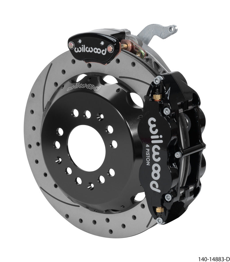 Wilwood Narrow Superlite 4r-mc4 Black Rear Kit 12.88in Drilled Rotor 88-96 Chevy Corvette C4 - My Store