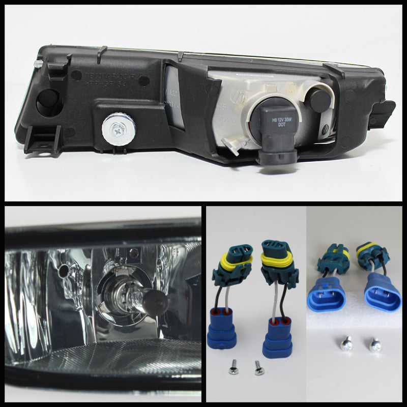 Spyder Acura TL 02-03 OEM Fog Lights wo/Switch Smoke FL-ATL02-SM - Mammoth Racing -