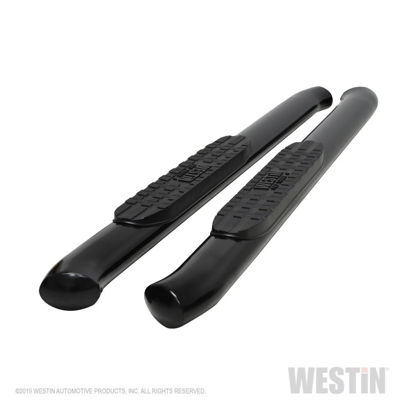 Westin 19-20 Chevrolet Silverado / GMC Sierra 1500 Reg Cab PRO TRAXX 4 Oval Nerf Step Bars - Black - Mammoth Racing -