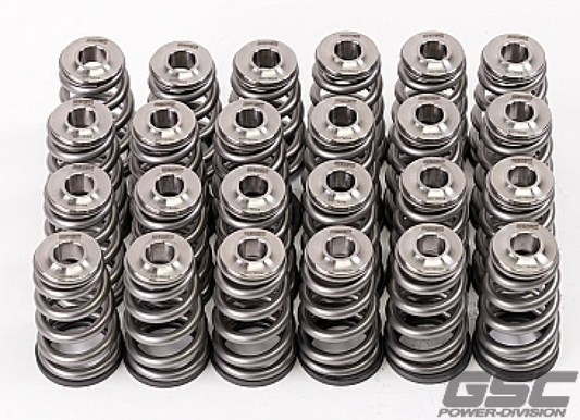 GSC P-D Nissan TB48 Ti Retainer Steel Spring Seat Conical Valve Spring Kit - Mammoth Racing -