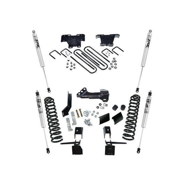 Superlift 08-10 Ford F-250 SuperDuty 4WD Diesel 4in Lift Kit w/ Repl Radius Arms/Fox 2.0 Shocks - Mammoth Racing -