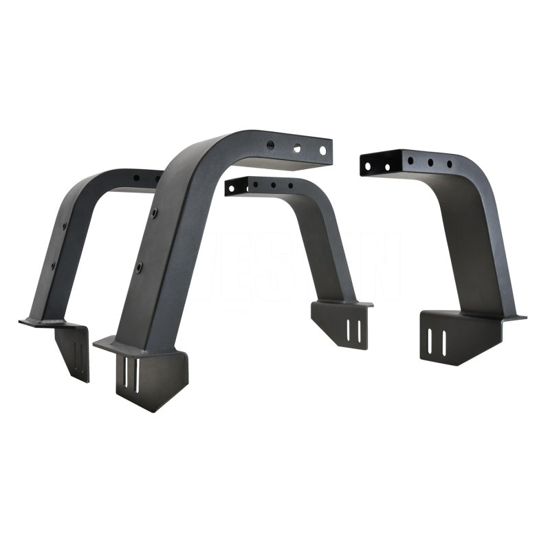 Westin 05-21 Toyota Tacoma Overland Cargo Rack Base - Textured Black - Mammoth Racing -