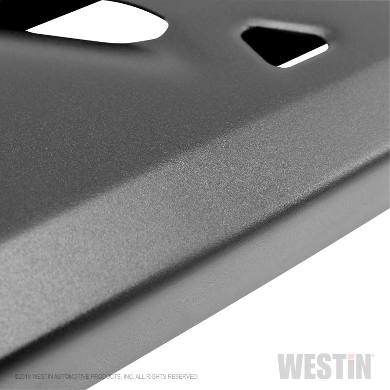 Westin 2019 Chevrolet Silverado/Sierra 1500 Crew Cab Thrasher Running Boards - Textured Black - Mammoth Racing -