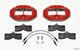 Wilwood D8-6 Front Caliper Kit Red Corvette C2 / C3 65-82 - Mammoth Racing -