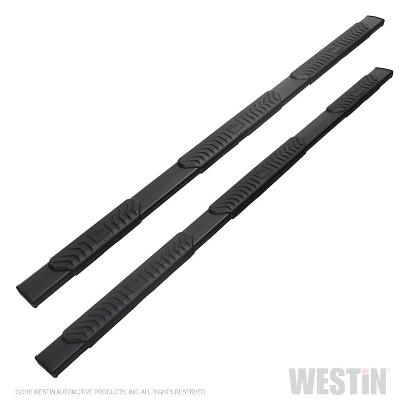 Westin 2019 Chevrolet Silverado/Sierra 1500 Crew Cab (6.5ft) R5 Modular Nerf Step Bars - Black - Mammoth Racing -