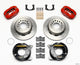 Wilwood Forged Dynalite P/S Park Brake Kit Red New Big Ford 2.50in Offset Front Caliper Mount - My Store