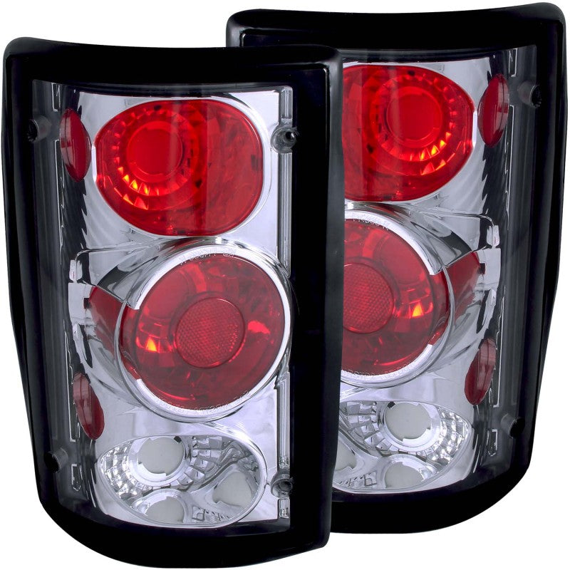 ANZO 2000-2005 Ford Excursion Taillights Chrome - Mammoth Racing -