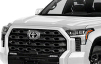 AVS 22-23 Toyota Tundra CC/CrewMax & 2023 Sequoia Aeroskin Low Profile Hood Shield - Chrome - Mammoth Racing -