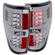 ANZO 2009-2014 Ford F-150 LED Taillights Chrome - Mammoth Racing -