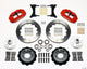 Wilwood Narrow Superlite 6R Front Hub Kit 12.88in Red 79-87 GM G Body - Mammoth Racing -