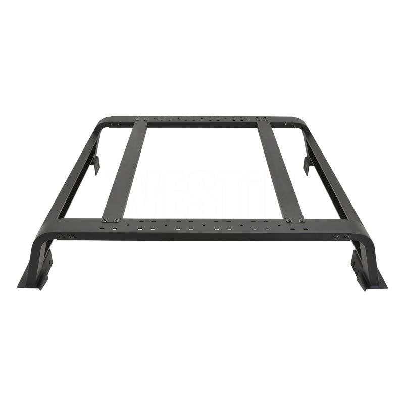 Westin 2021 Jeep Gladiator Overland Cargo Rack - Textured Black - Mammoth Racing -