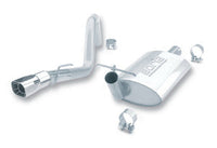 Borla 91-95 Jeep Wrangler YJ 4.0L 6cyl 4WD 2Dr SS Single Rigth Rear Exit Cat-Back Exhaust - Mammoth Racing -