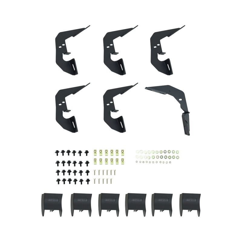 Westin 2007-2018 Chevy Silverado Crew Cab R7 Nerf Step Bars - SS - Mammoth Racing -