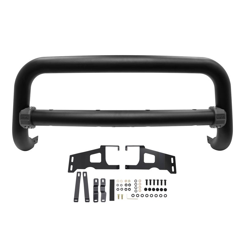 Westin 2014-2015 Chevrolet Silverado 1500 Contour 3.5in Bull Bar - Textured Black - Mammoth Racing -