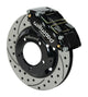 Wilwood Dynapro Radial Front Kit 11in Drilled & Slotted Black 61-67 Jaguar XKE w/ Lines - My Store