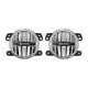 KC HiLiTES 10-18 Jeep JK 4in. Gravity G4 LED Light 10w Sae/ece Clear Fog Beam (Pair Pack System) - Mammoth Racing -