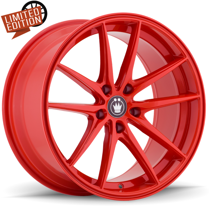 Konig Oversteer 17x8 5x114.3 Et45 Gloss Red - Mammoth Racing -