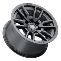 Icon Vector 6 17x8.5 6x135 6mm Offset 5in BS 87.1mm Bore Satin Black Wheel - Mammoth Racing -