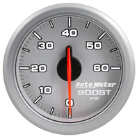 Autometer Airdrive 2-1/6in Boost Gauge 0-60 PSI - Silver - My Store