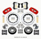 Wilwood Aero6 Front Hub Kit 15.00 Drilled Red 67-69 Camaro 64-72 Nova Chevelle - My Store