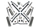 Superlift 07-18 Jeep Wrangler JK 2 Door 4in Lift Kit w/ Reflex Control Arms & Superlift Shocks - Mammoth Racing -
