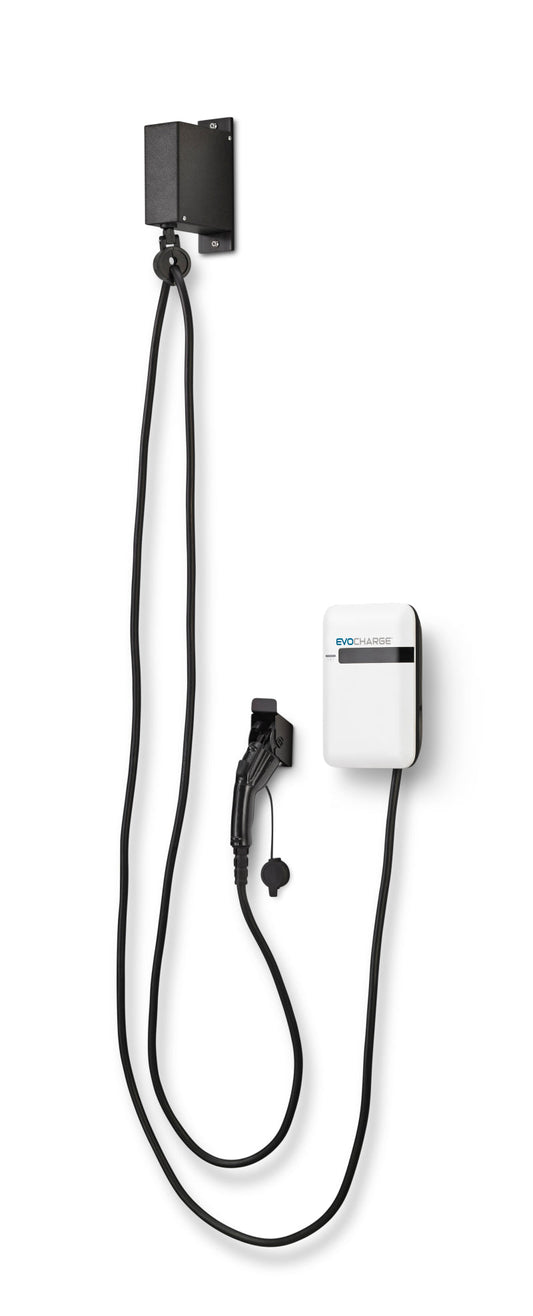 EvoCharge iEVSE Single Port Wall w/Retractor - My Store