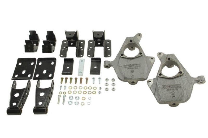 Belltech Lowering KIT 2014 Chevy/GMC Silverado/Sierra All Cabs 2WD 2in Front/4in Rear w/o Shocks - Mammoth Racing -