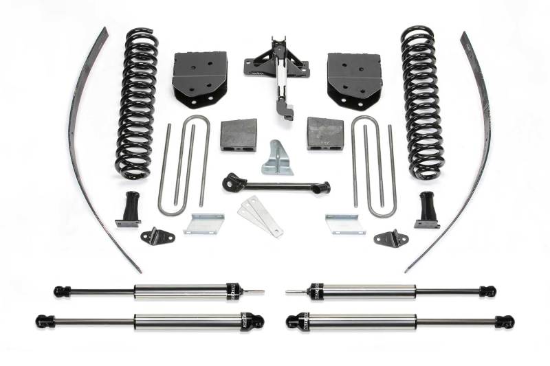 Fabtech 08-15 Ford F250 4WD w/o Factory Overload 8in Basic Sys w/Dlss Shks - Mammoth Racing -