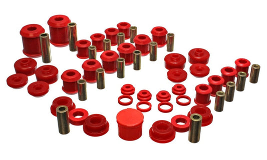 Energy Suspension 95-99 Mitsubishi Eclipse FWD/AWD Red Hyper-flex Master Bushing Set - My Store