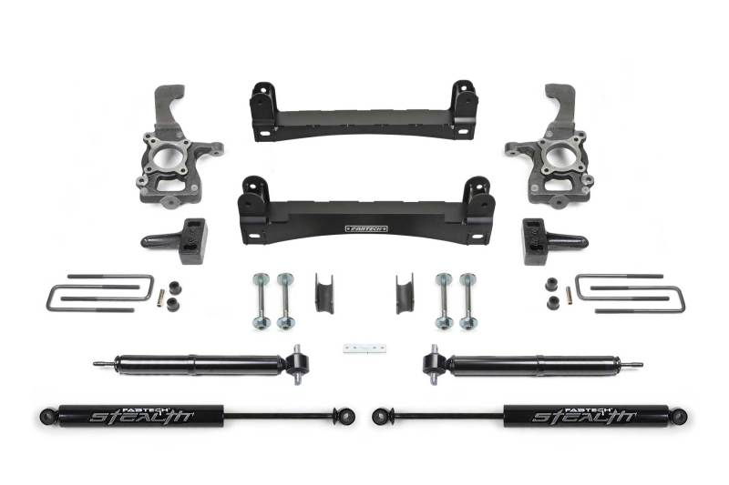 Fabtech 15-20 Ford F150 2WD 4in Basic Sys w/Rr Stealth - Mammoth Racing -